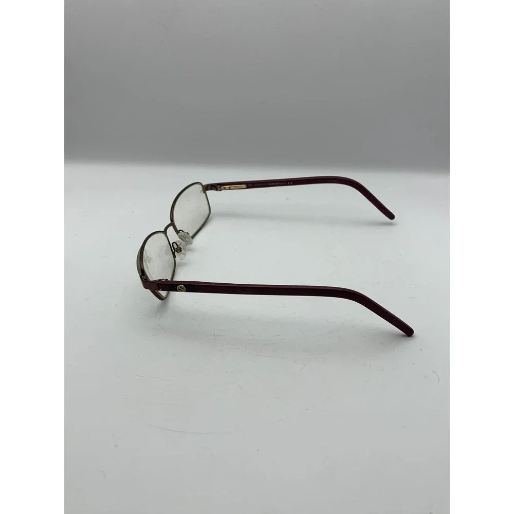 Gucci Eyeglasses GG 2741 23E 135 Red Rectangular Full Rim Metal Plastic Womens